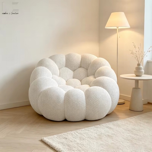 White Bubble Compressed Sofa-MZ7882