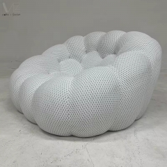 White Bubble Compressed Sofa-MZ7882