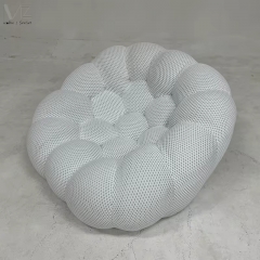 White Bubble Compressed Sofa-MZ7882