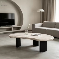 Wholesale Bean Shaped Sintered Stone Coffee Table-8355