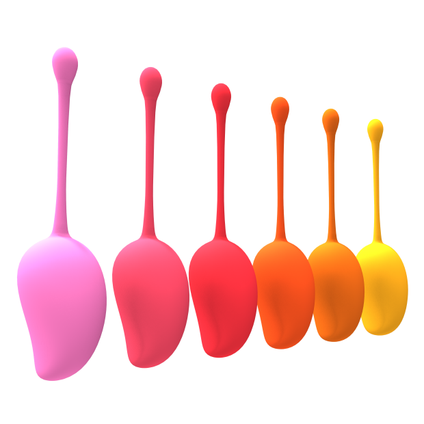 Kegel balls sex mango shape