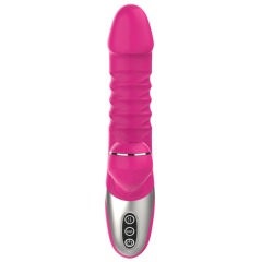 Thrusting vibrator with suction & vibration
