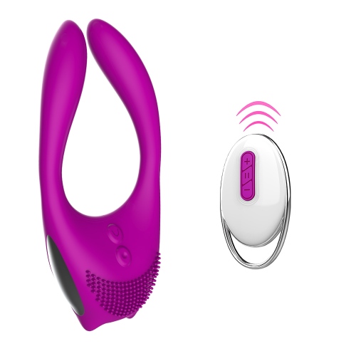 Couple vibrator with remote control