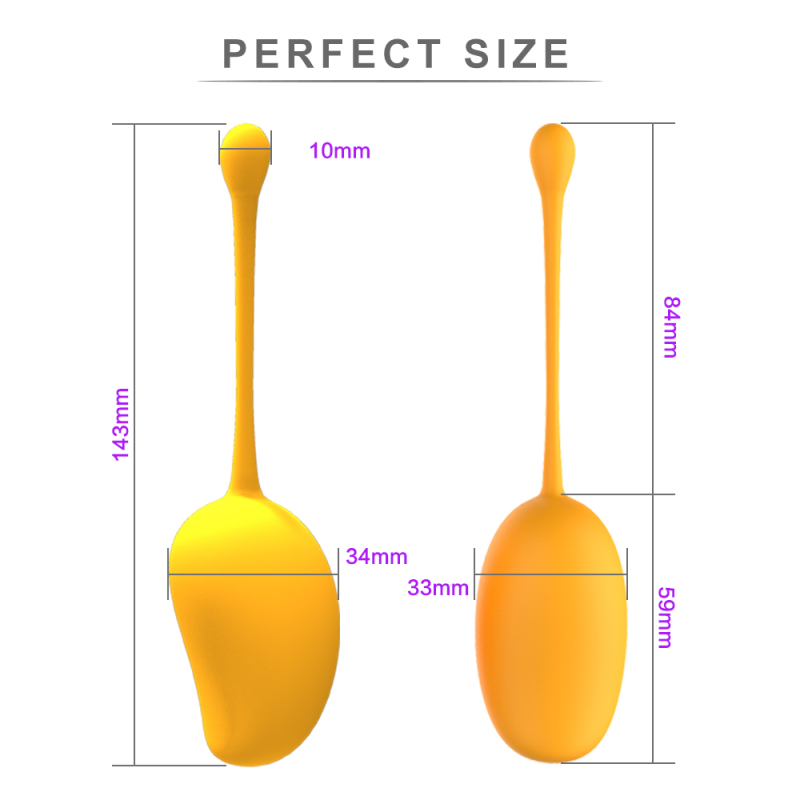 Kegel balls sex mango shape