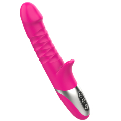 Thrusting vibrator G spot stimulation