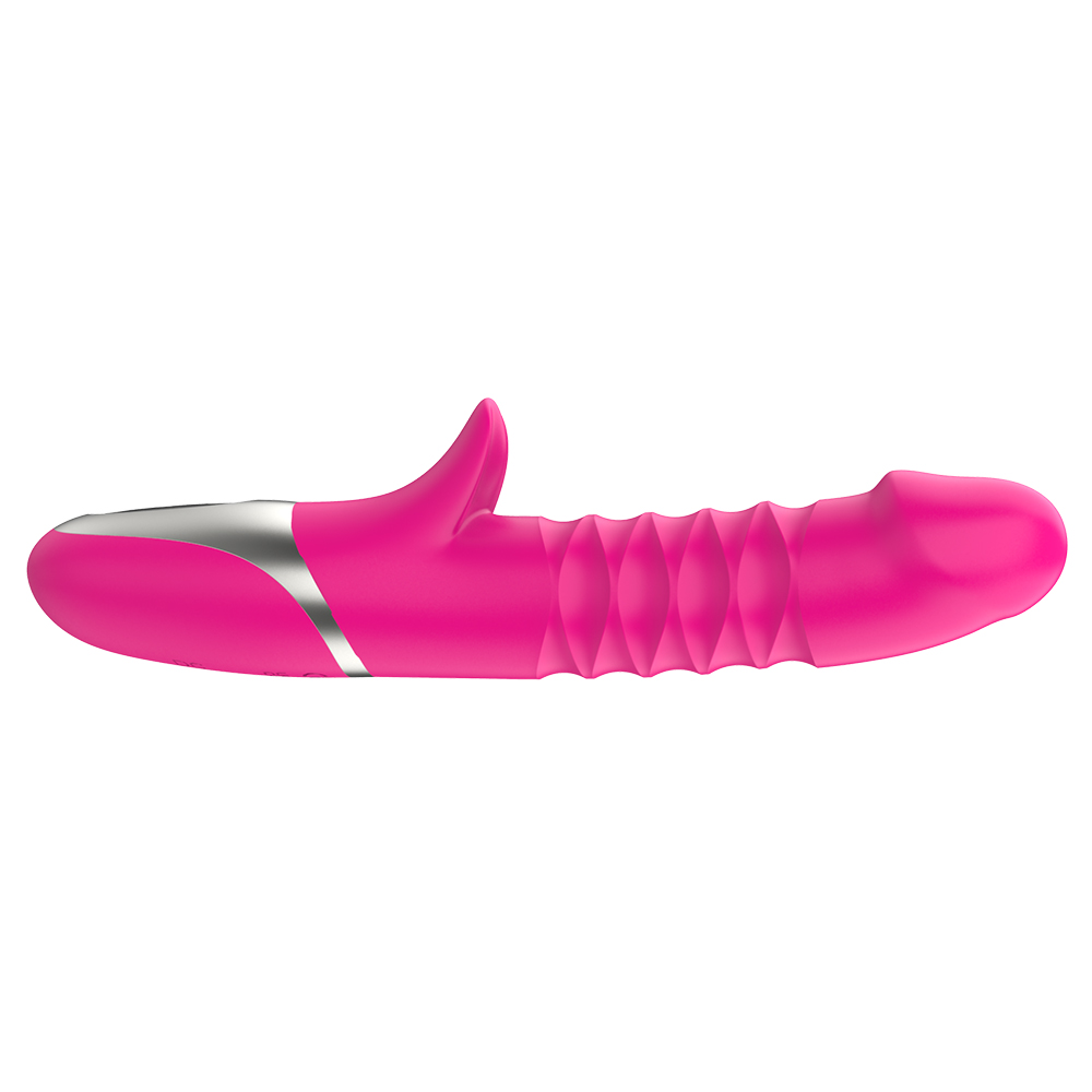 Thrusting vibrator G spot stimulation