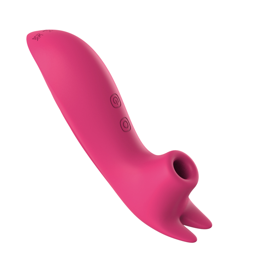 Clitoris nipple sucking vibrator with vibration