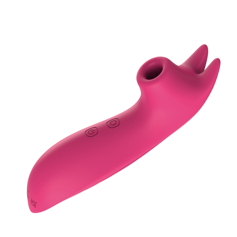 Clitoris nipple sucking vibrator with vibration