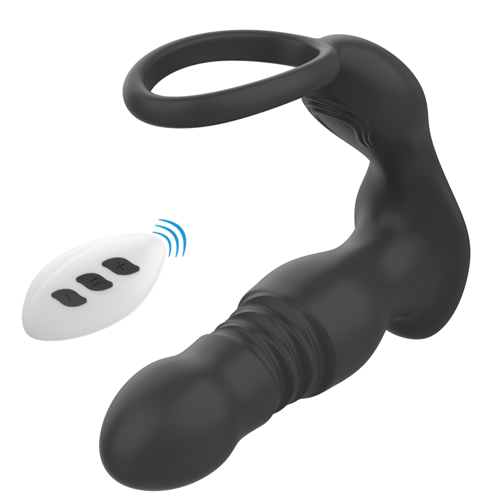 Anal thrusting vibrators for couples