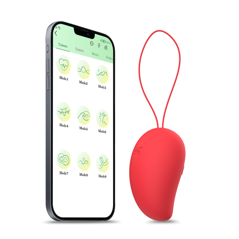 App controlled egg vibrator