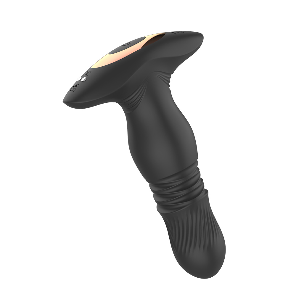Thrusting & vibrating anal vibrator