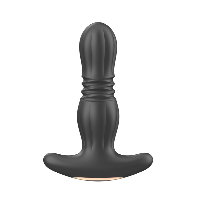 Thrusting anal vibrator for couples