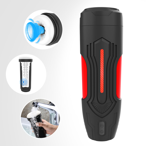 Male masturbator with suction vibration function