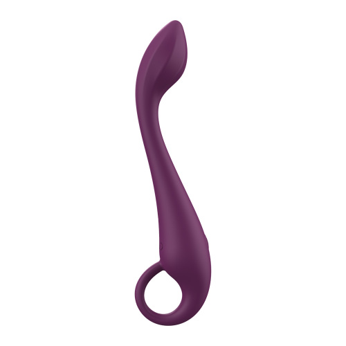 Flexible G-spot vibrator