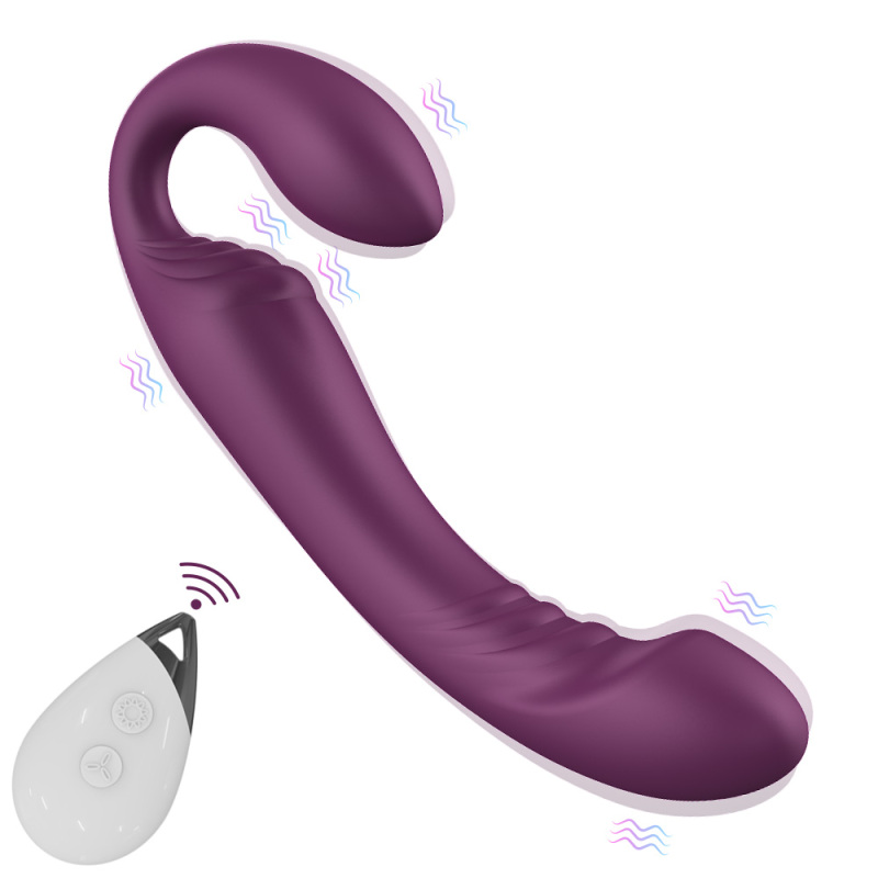 Strapless couple vibrator triple vibration