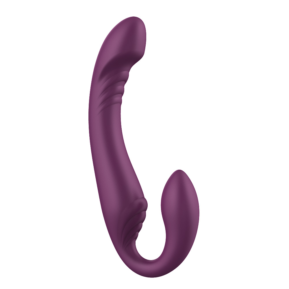 Strapless couple vibrator triple vibration