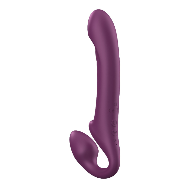 Strapless rotation vibration couple toy remote controlled