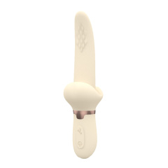 Tongue clitoral g spot vibrator
