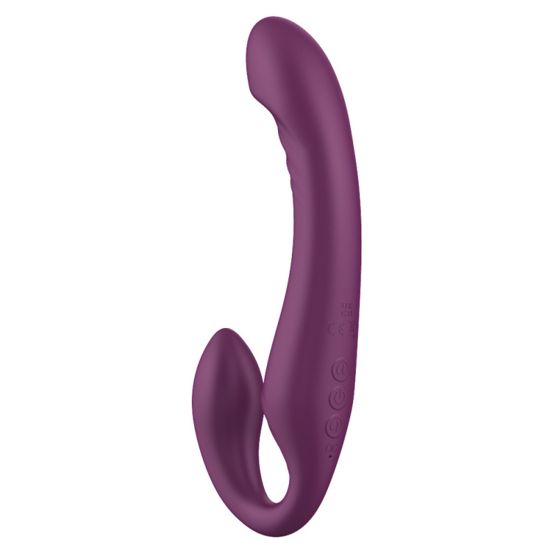 Strapless couple vibrator triple vibration