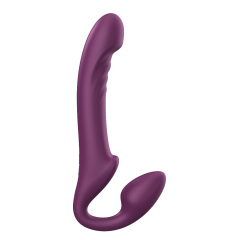 Strapless rotation vibration couple toy remote controlled