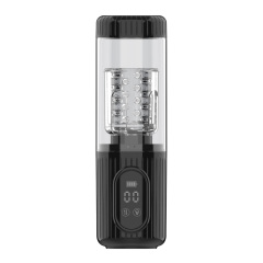 Sucking thrusting rotation male masturbator IPX7 waterproof