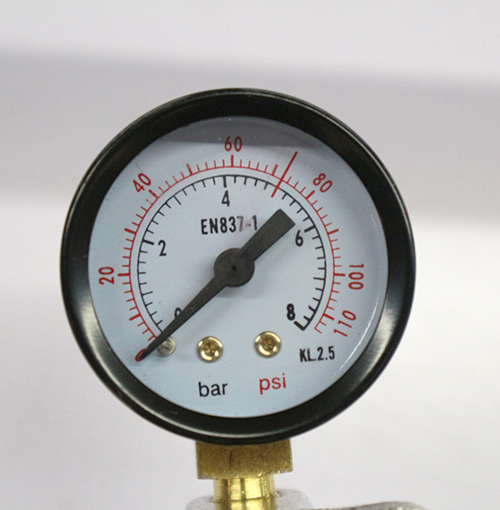High Quality TR-04 Brass CO 2 High Pressure Gas Regulator With 1 Pressure Gauge