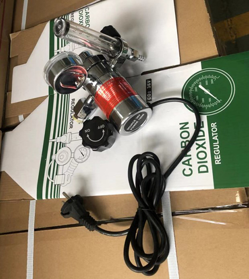 W-199 High Quality Carbon Dioxide Gas High Pressure Regulator With Flowmeter and 36V Heater for Cutting and Welding