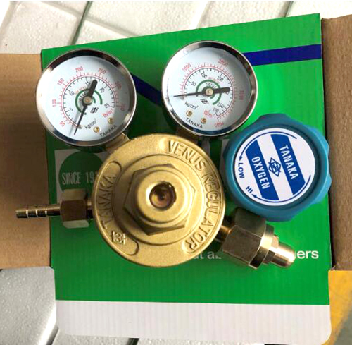Tanakaa Type Brass Oxygen Gas High Pressure Regulator With Pressure Gauge
