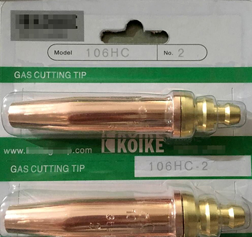 106HC KOIKEE Type Welding LPG Gas Cutting Nozzle Cutting Tip for Cutting Torch
