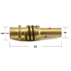 Contact Tip Holder Welding Tip Holder for Binzl MIG Welding Torch 15AK