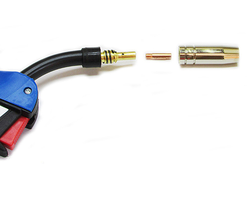 MB 15AK Gas Cooled CO2 Air Shielded Mig Welding Torch with Euro Adapter for Welding