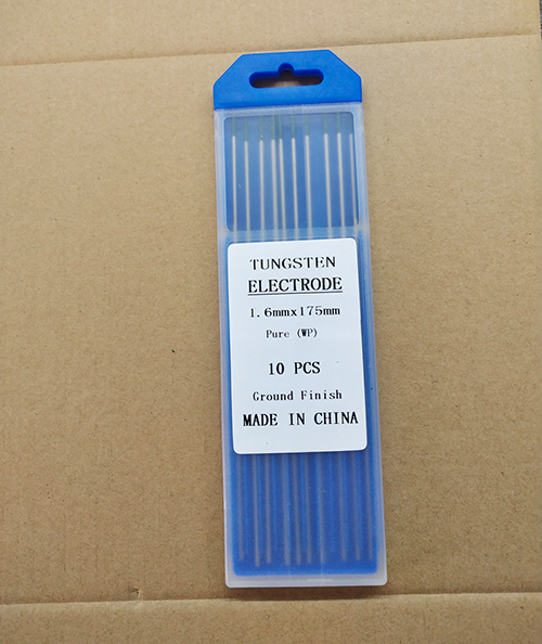 WP Pure Tungsten Electrode green tip