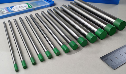 WP Pure Tungsten Electrode green tip