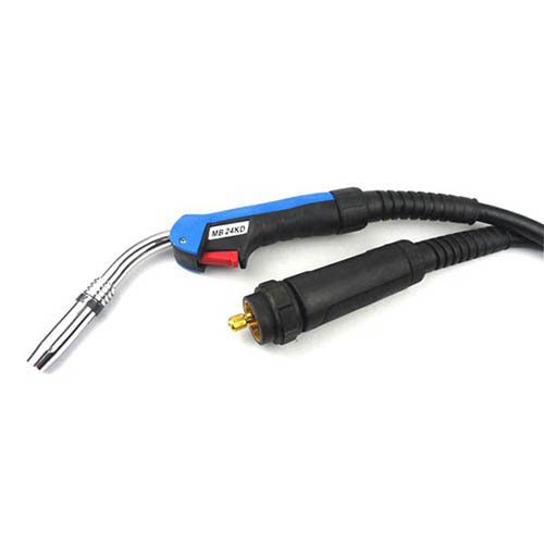 MB 24KD Mig Welding Torch with Euro Adapter Gas Cooled CO2 Air Shielded Binzl Type