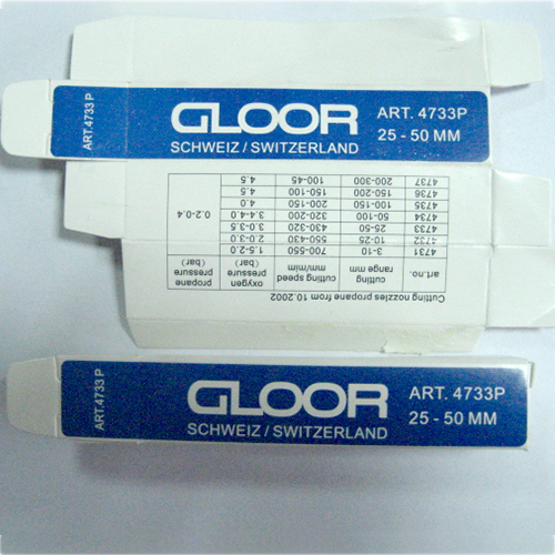 Cutting Nozzle Propane from 10.2002 Art No. 4704P GLOOR Type
