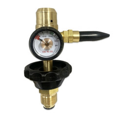 HR-03 Helium Gas High Pressure Regulator With Pressure Gauge