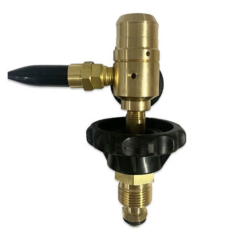 HR-03 Helium Gas High Pressure Regulator With Pressure Gauge