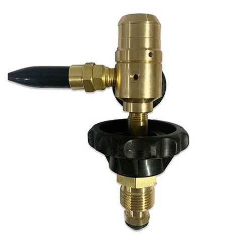 HR-03 Helium Gas High Pressure Regulator With Pressure Gauge