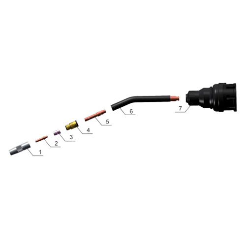 GL350N-HDA Robot MIG Welding Torch Air Cooled