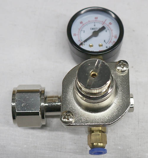 High Quality TR-04 Brass CO 2 High Pressure Gas Regulator With 1 Pressure Gauge