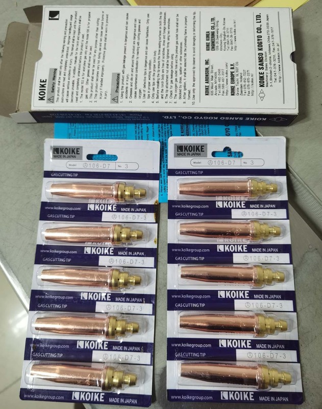 106D7 Gas Cutting Tips for Cutting Torch