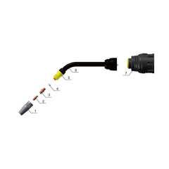 Robot Welding Torch GL500N-HDW Water Cooling for Welding