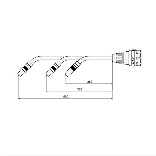 Robot Welding Torch GL500N-HDW Water Cooling for Welding