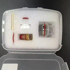 Large 2.4 mm TIG Welding Torch Stubby Gas Lens Glass Cup Kit for WP-17/18/26