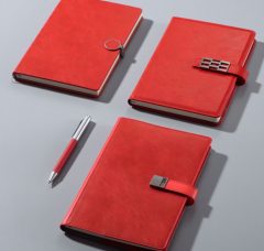 China Red Series Magnetic Buckle Notebook