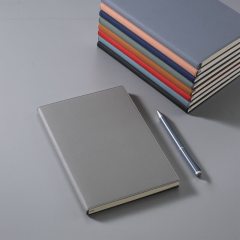 Minimalist style hardcover soft leather book