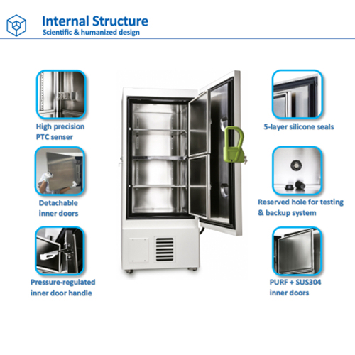 Ultra Low Temperature Freezer 728 Liters Capacity
