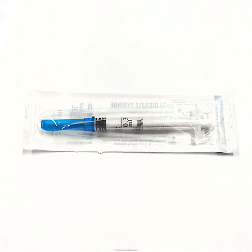 0.3 ML Fixed Dose Immunization Auto Disable Syringe With Needle