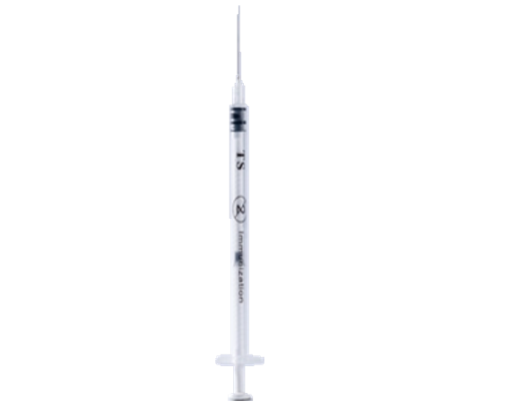 0.05 ML Fixed Dose Immunization Auto Disable Syringe With Needle