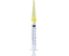 3 ML 3 Part Luer Lock Disposable Syringe With Safety Needle